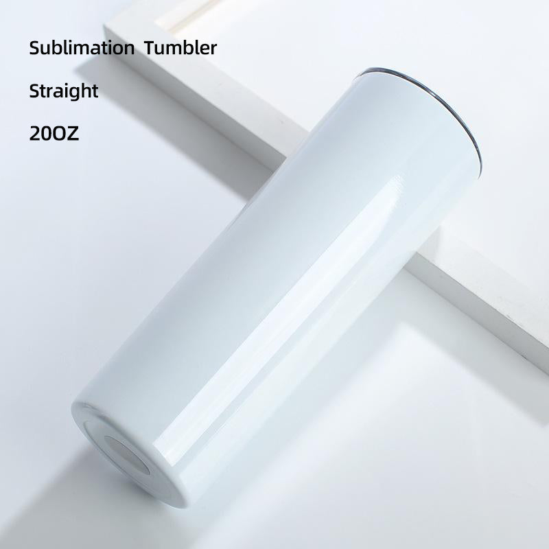 Skinny Tumbler Sublimation Tumblers Mugs Straight White With Lid Double Stainless Steel Vacuum Insulation Cup Large Water Bottles For Beer Beverage
