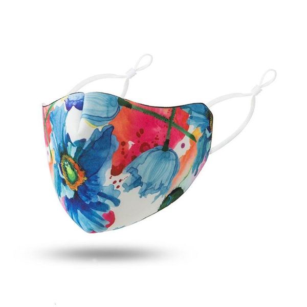 Ear Fashion Pattern Face Mask Reusable Adult Adjustable Buckle Soft and Comfortable Breathable Cotton