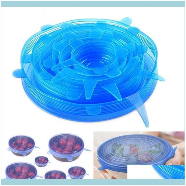Other Kitchen Tools Kitchen, Dining Bar Home & Garden6Pcs-Set Suction Lid-Bowl Cooking Pot Lid-Sil Stretch Lids Sile Fruit Pan Spill Lid Sto