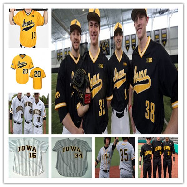2021 Iowa Hawkeyes Custom College Baseball Jerseys - Personalized Team Gear in Various Sizes