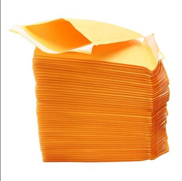 Top Quality Bubble Cushioning Wrap Yellow Kraft Bubbles Edibles Mailers Padded Envelopes Bag Self Seal Business School Office Supplies