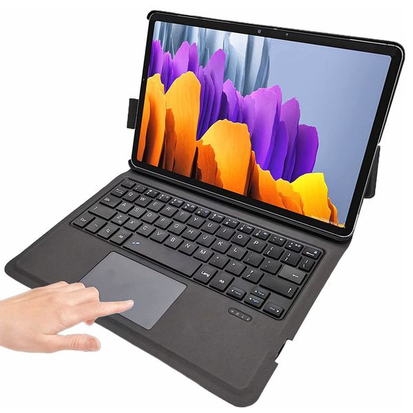 Keyboard Flip Case with Touchpad Keypad Cover For Samsung Galaxy Tab S7 11&quot; SM-T870 SM-T875 T870 Bluetooth keyboardist Protective Cases