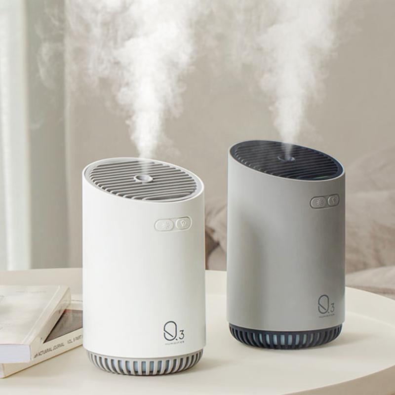 Humidifiers 320ml Wireless Humidifier Aroma Diffuser 2000mAh Battery Portable Rechargeable Essential Oil Umidificador Air Humidificador Home