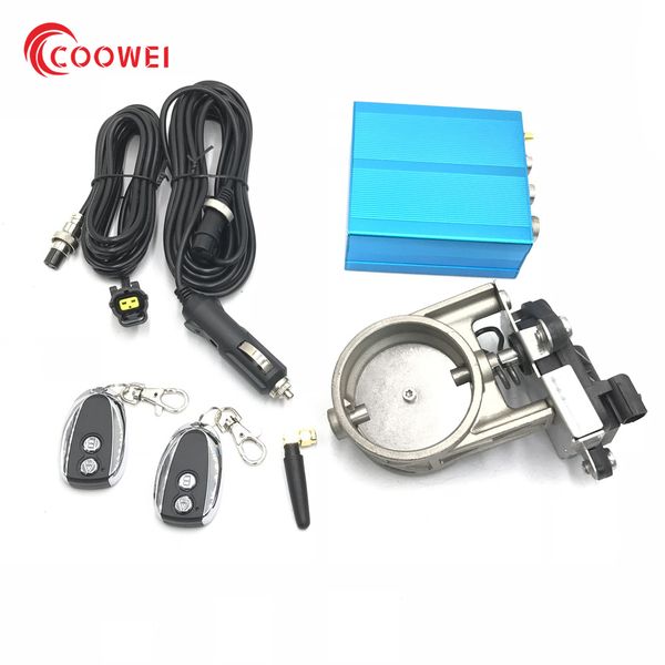 2.0&quot; 2.36&quot; 2.5&quot; 3.0&quot; Exhaust Valve Flap Control +Electric Control Box For Exhaust Catback Downpipe Multi size