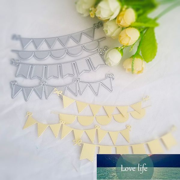 Flag Metal Cutting Dies DIY Scrapbooking Card Stencil Paper Craft Handmade Album Handbook Decoration