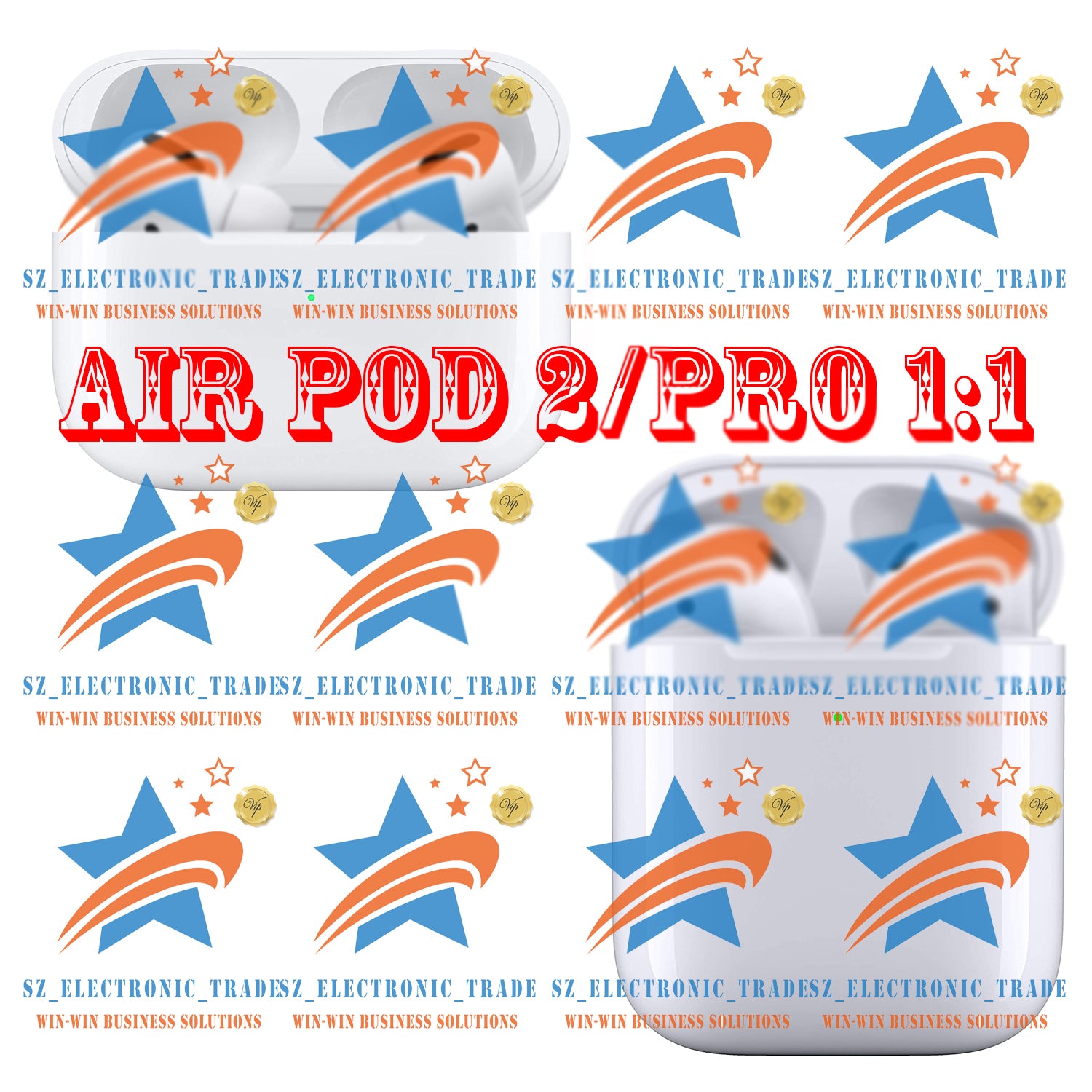 H1 Chip Air Pods 2 PRO Earphones Noise cancel ANC TWS Wireless Earbuds Charging Bluetooth Headphones GPS Rename POP Windows with Sealed Retail Box S