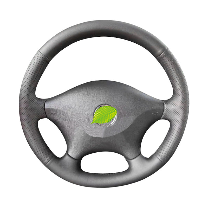 Alcantara Steering wheel cover For Mercedes-Benz Vito Viano Sprinter V-Class V260L hand-sewn leather grip cover car accessories