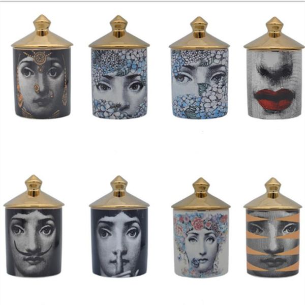 Handmade Candles Vintage Storage Bin Retro Ceramic Candle Holder Diy Caft Home Decoration Jewerlly Storage Box