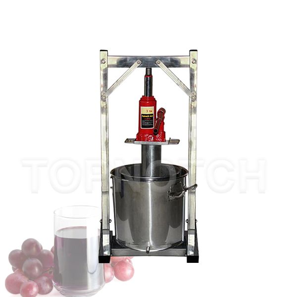 High Efficiency Manual Kitchen Hydraulic Fruit Juicer Stainless Steel Grape Press Machine Small Ice Wine Pressing Maker