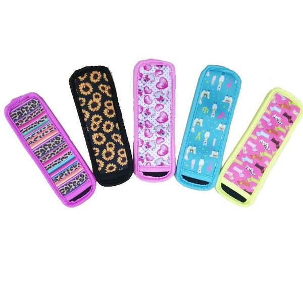 Reusable Popsicle Holders Popsicle Bags Freezer Ice Pop Sleeves Antifreezing Ice Pop Holders Neoprene Insulator Sleeves EEB3729