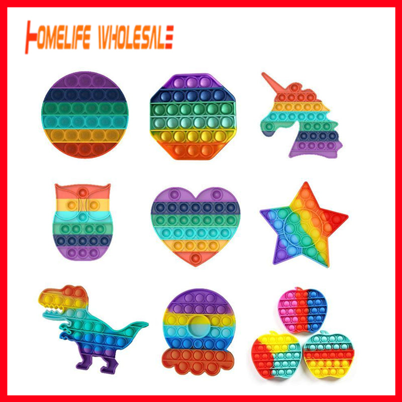 Fidget Toys Push Bubble Antistress Anti-stress Soft Sensory Reusable Squeeze Toy Gifts Stress Reliever Board Games
