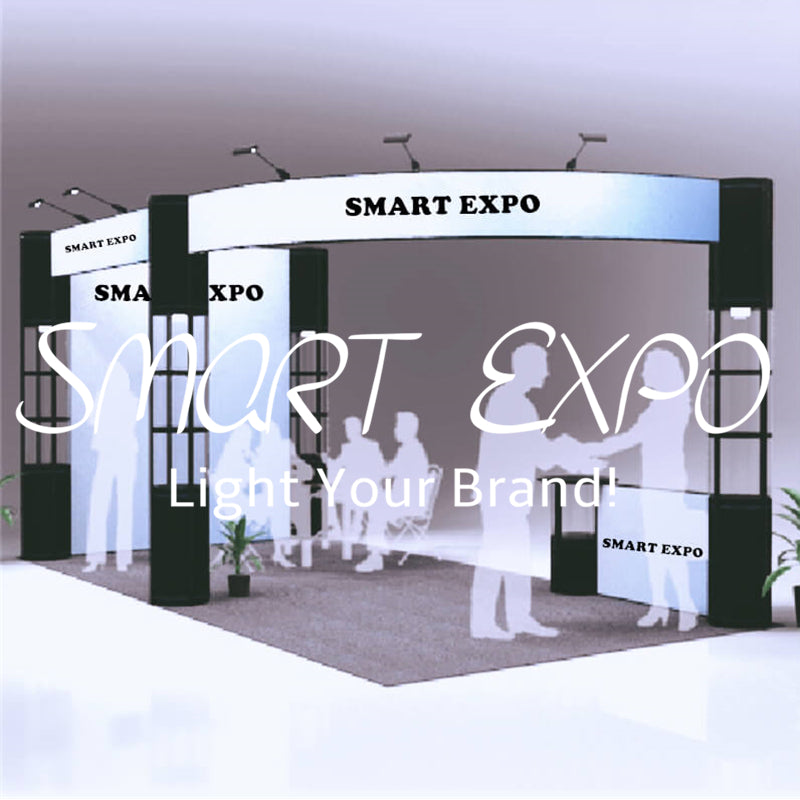 Standard 20ft*10ft Exhibition Booth Trade Fair Advertising Display Stand Economic Company Tradeshow Equipment With Portable Carry Bags
