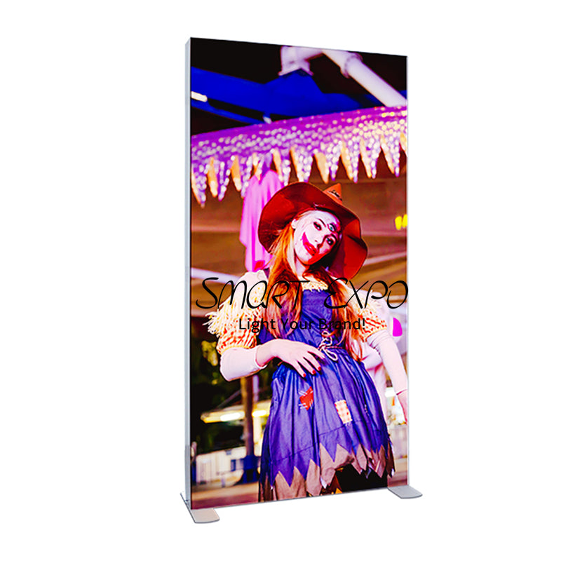 85x250cm Lighting Advertising Display Equipment Stand with Double Sided Graphic Printing