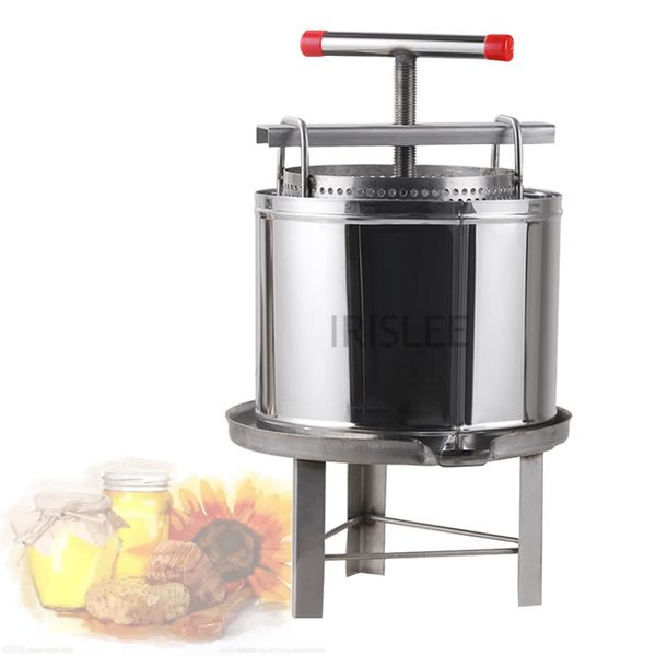 Bee Wax Press Machine Beekeeping Equipment Beeswax Presser Tool Stainless Steel Honey Comb Beekeeper Supplies 201Stainless steel