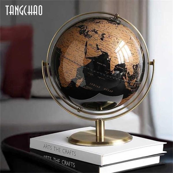 Home Decor World Globe Retro Map Office Accessories Desk Ornaments Geography Kids Education ation 211108