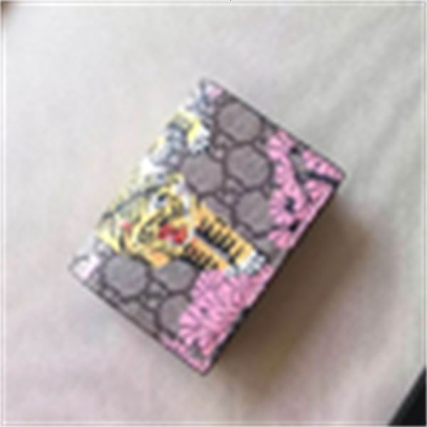 PURSE Brand Designer Luxury C56H Bengal tiger HOLDERS holder 452362 pink MEN LONG COMPACT WALLET CLUTCHES CHAIN WALLETS KEY card EVENING