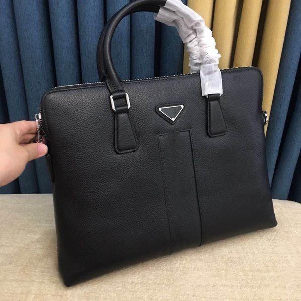 Classic briefcase laptop bag sacoche homme classic men and women sports soft leather elegant simple fashion travel