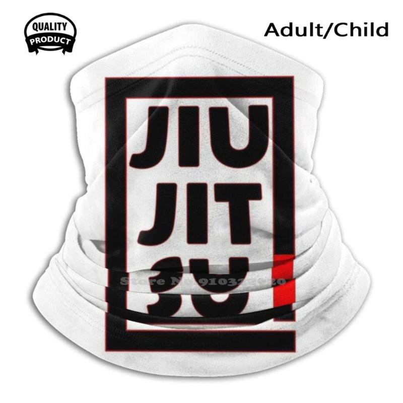 Scarves Jiu Jitsu Black Belt Design Windproof Sport Mouth Neck Scarf Muffler Bjj Brazilian Blue Cool
