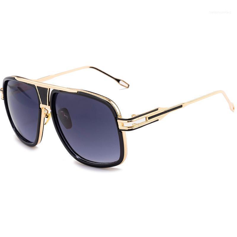 Sunglasses European And American Trend Men&#039;s Fashion Retro Metal Ladies Big Frame Couple Toad Mirror Round Face