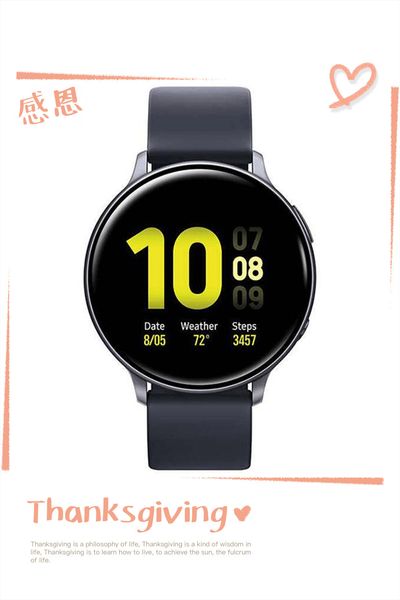 2022 New S20 Smart Watch Active 2 44mm IP68 Watches Waterproof Real Heart Rate Watches SmartWatch Wearable Technology