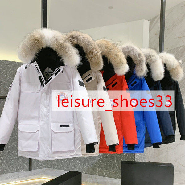 Winter Coat Designer Mens Canada Down goose vest Jackets Canadian Style gooed Jacket coats Women Hooded High Quality Embroidery White Outerwear