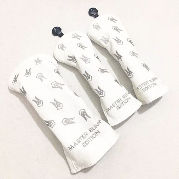 Club #1 #3 #5 Wood Headcovers Driver Fairway Woods cover PU Leather Head Covers Set Protector Golf Accessories