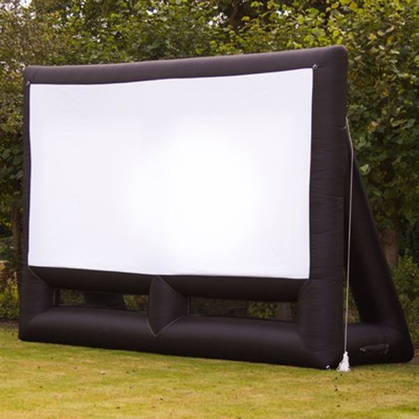 Small Inflatable Projection Movie Screen outdoor mini TV projector air cinema Balloon with airblown for kids home party equipment