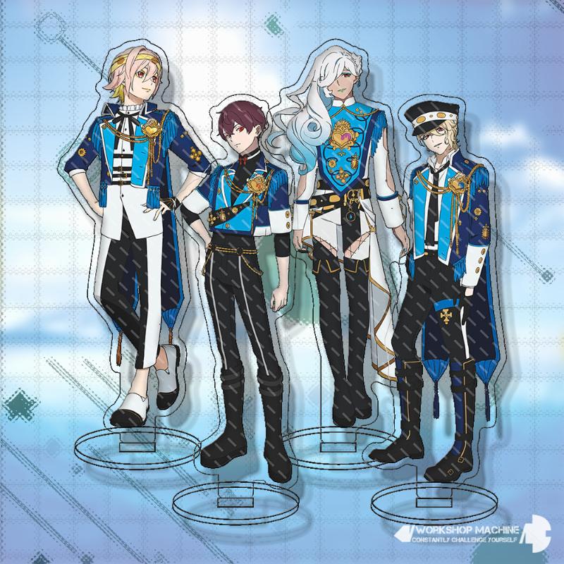 Keychains Visual Prison Anime Characters Acrylic Display Stand Model Board Desk Interior Decoration Standee Gift Couple Doll Collect 16cm