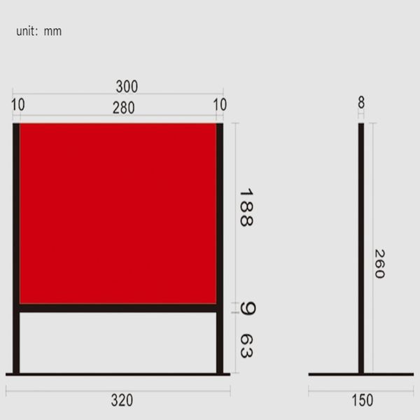 Counter Table Top Standing Advertising Cardboard Metal Acrylic Poster Display Photo Frames Menu Document Sign Holder Stand
