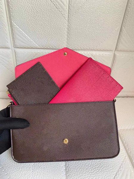 L61276 V Fashion Shoulder Bag Crossbody Bags Women&#039;s Handbags Wallets Card Holders Handbag Mini Wallets