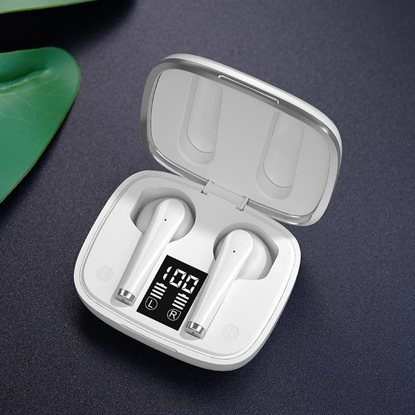 New TWS Wireless Earphone with noise canceling Chip Transparency Metal Rename GPS Wirless Charging Bluetooth Headphones In-Ear Dropship for