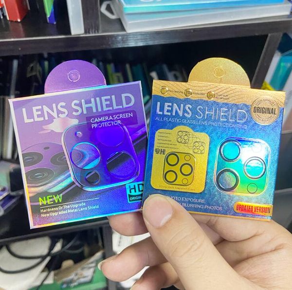 3D Tempered Glass Camera retail package Lens Screen Protector Flim empty paper box For Iphone 14 13 12 mini 11 Pro MAX S22 S21 plus ultra Ce