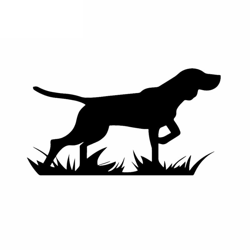 Car Sticker Funny Dog Pattern Decal Car Decoration Sticker Waterproof Cover Scratch Black-white, 16cm*9cm