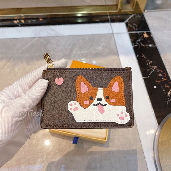 New Card Holder Designer Coin Purses Kirky Key Pouch Designer Womens Handbags Purse Fashion Cartoon Wallet Luxurys Brand Animal Gift for Chi