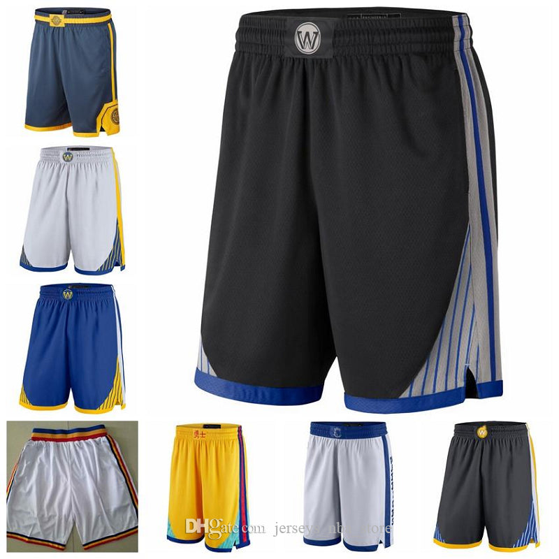 Golden&#13;State&#13;Warriors&#13;Men 2019-20 IconEdition Swingman Jersey Performance Basketball Shorts White