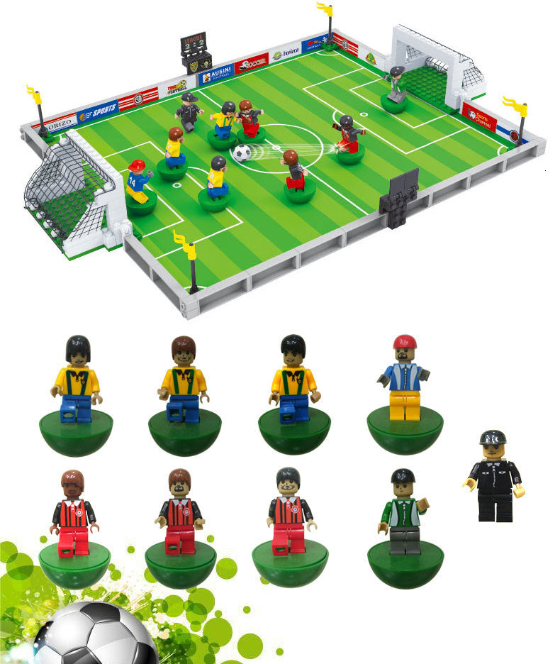 Blocks Ausini 25590 251pcs 3D Model building bricks kits toys for children Compatible Legoness with city football series 200 1008