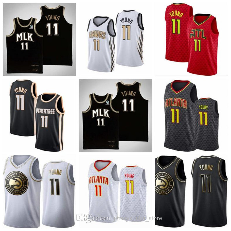 Trae Young&#13;Atlanta&#13;Hawks Trae Young basketball jersey for a core player;Swing players sew and embroider basketball jerseys.