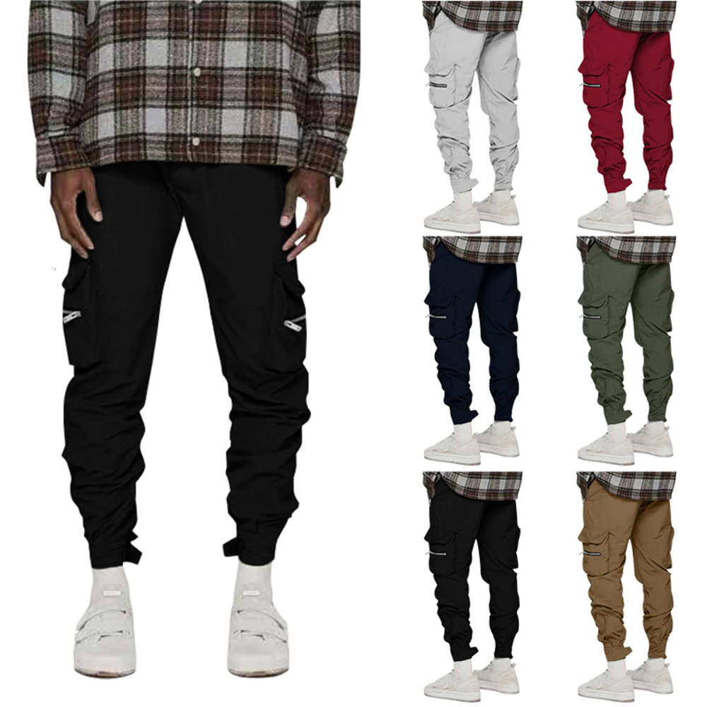 2021 men&#039;s spring and autumn men&#039;s fashion men&#039;s trousers leisure sports pants national fashion Leggings