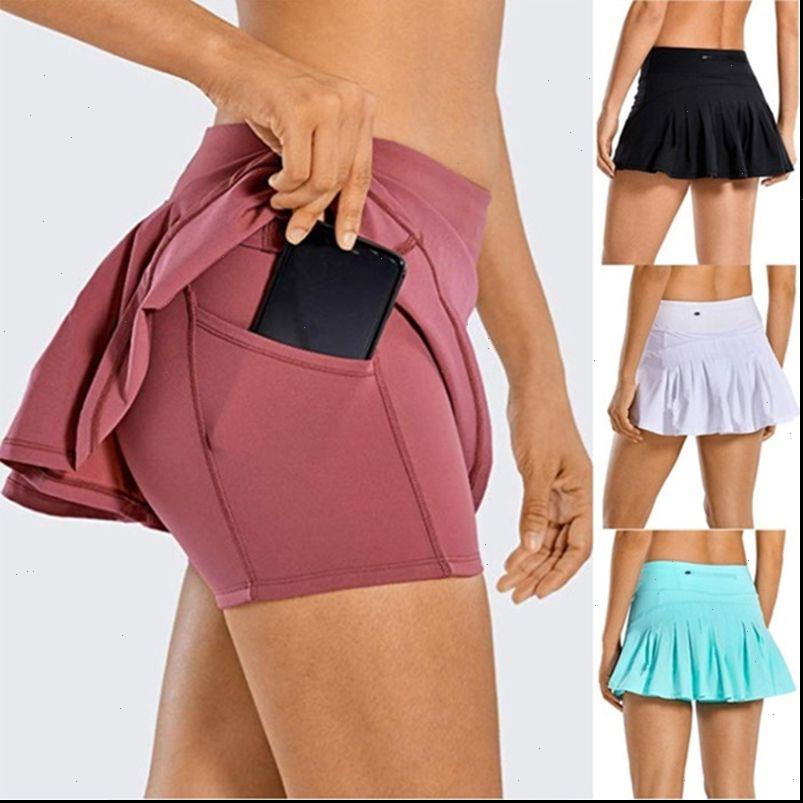 Womens Short Women 2 In 1 Tennis Skorts Athletic Sports Running Pleated Golf Skirts Shorts X7YA Drop Good Quality