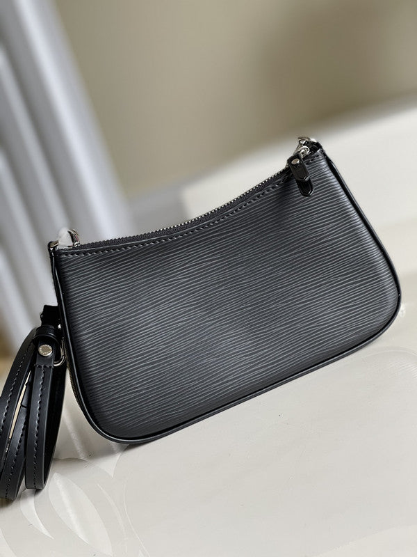 Brand newest style women single shoulder bag top quality grain leather printed stripe cross body simple fashion handbags