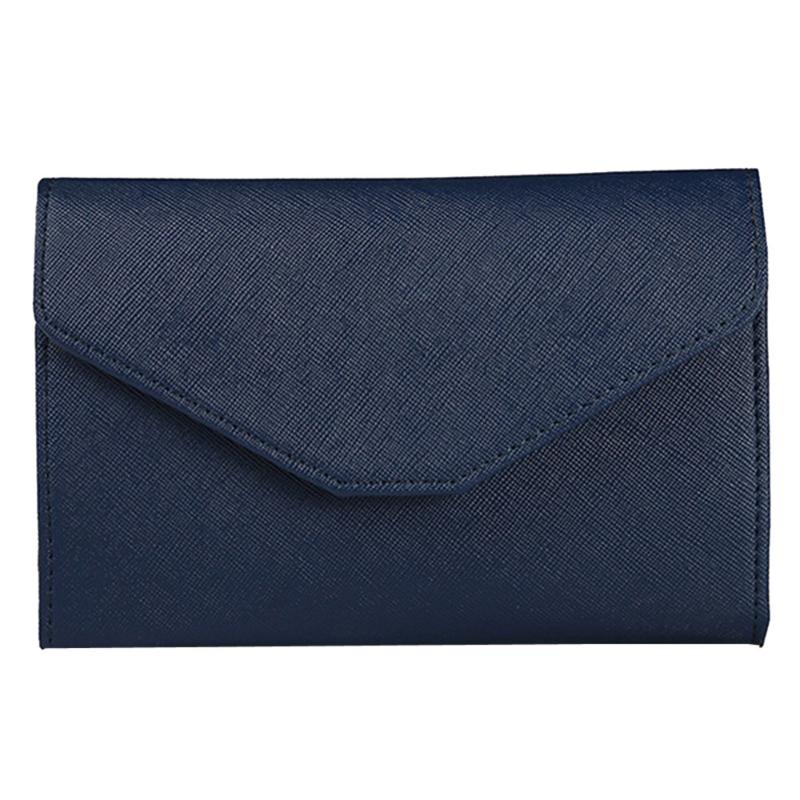 Wallets & Holders Hasp Passport Cover Neutral Multi-purpose Travel Purse Tri-fold Document Organizer Holder 9402