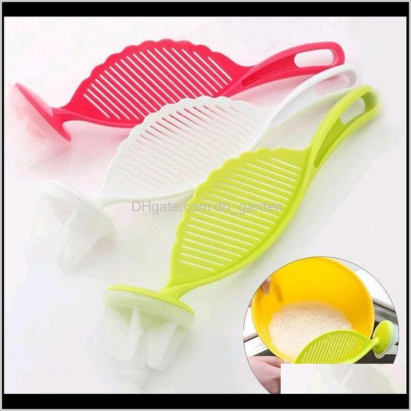 Utensils Kitchen Accessories Cooking Tool Stirring Colander Device Multi Colors Useful Convenient Creative Wash Rice Strainer Dh0457 S Toa7J