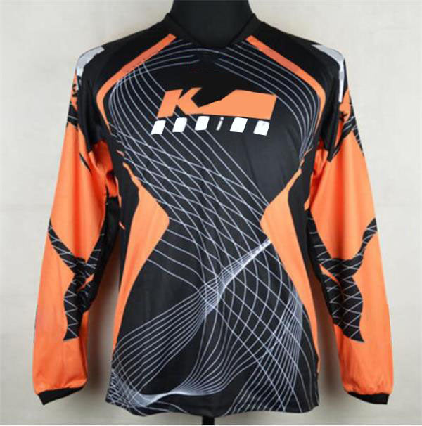Speed surrender mountain bike breathable polyester quick-drying long-sleeved cross-country motorcycle outdoor sports round neck T-shirt can be custo