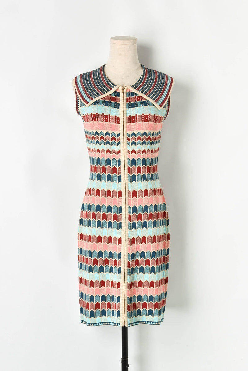 2021ss knitted woman dresses wholesale great quality Slim Women Designers Clothes plaid office dress china direct lady skirt