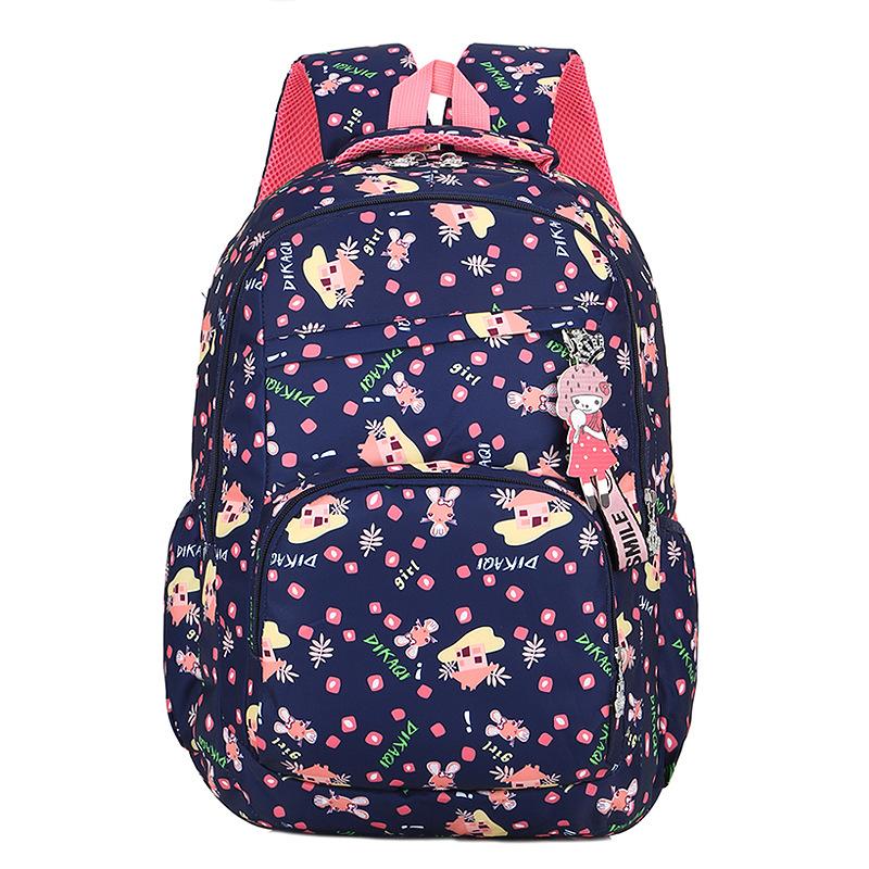 School Bags Children For Girls Orthopedic Kids Princess Backpack Primary Printing Schoolbag Mochila Infantil Zip
