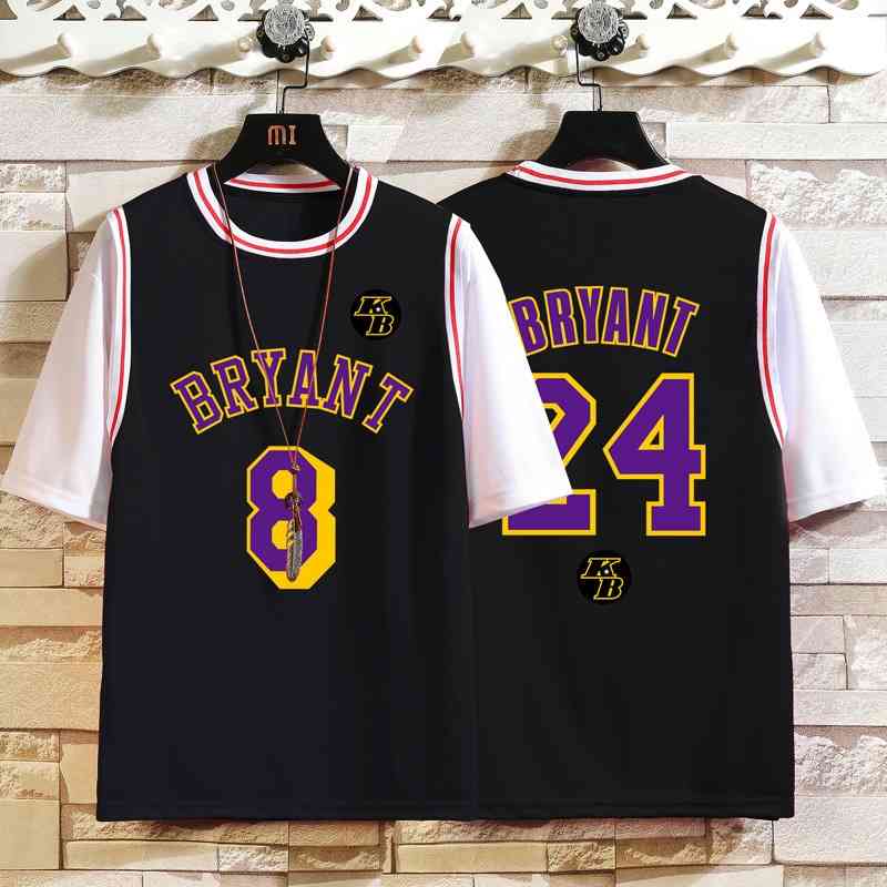 Summer youth t-shirt men&#039;s basketball shirt junior high school students summer running leisure sports short sleeve loose