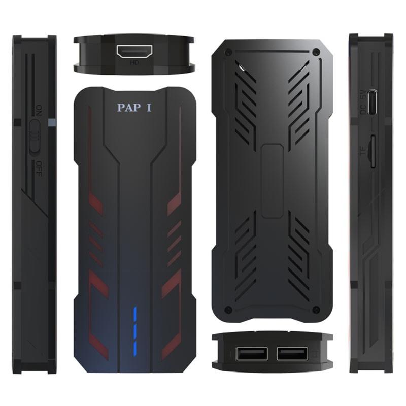 Portable Game Players PAP 1 Video Console 4K TV Output 5200 Built-in Games 2 Wireless Gamepad Retro Stick For-Android TV-PC