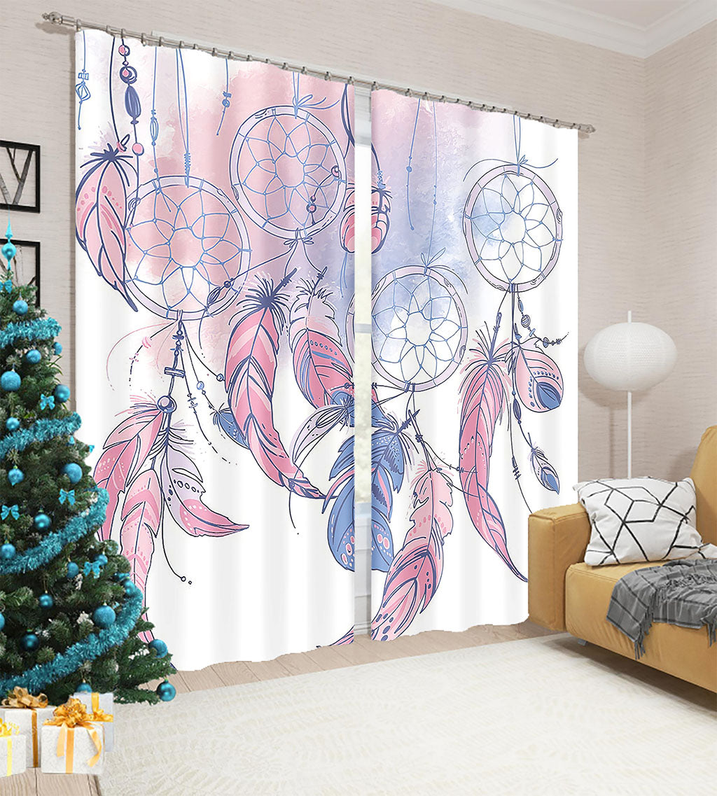 Beautiful Photo Fashion Customized 3D Curtains Custom pink warm curtains Decoration curtains