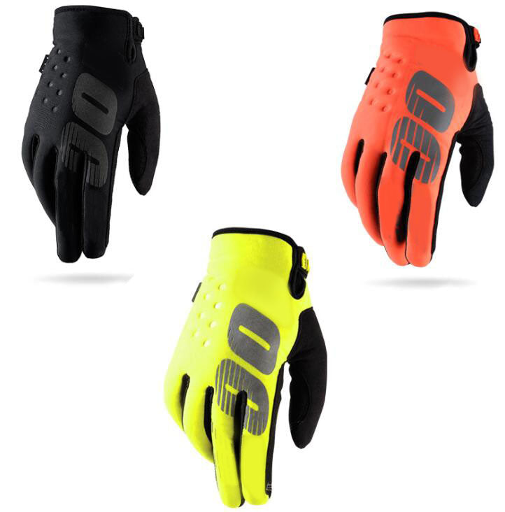 Motocross five-finger gloves, outdoor riding equipment, touch screen, breathable and comfortable