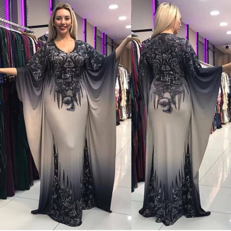 Casual Dresses African Elegant Office es For Women Autumn Clothes Midi Dashiki Ladies Clothing Ankara AY4B